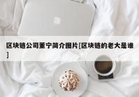 区块链公司董宁简介图片[区块链的老大是谁]